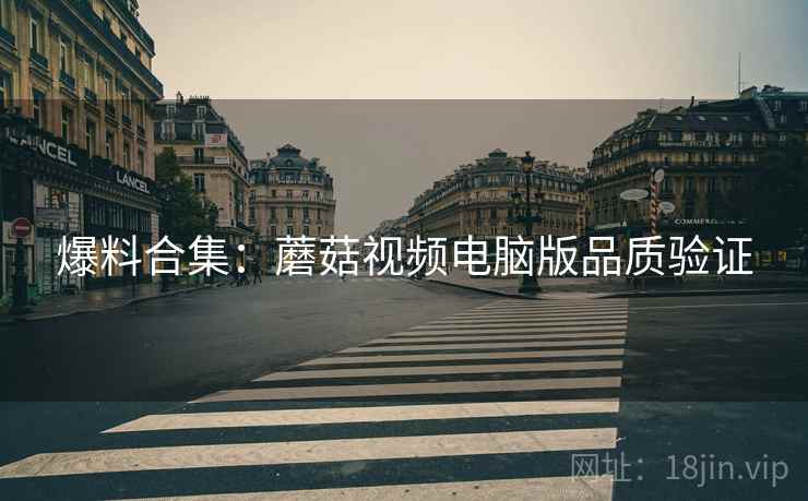 爆料合集：蘑菇视频电脑版品质验证