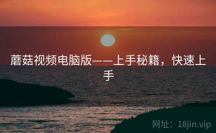 蘑菇视频电脑版——上手秘籍，快速上手